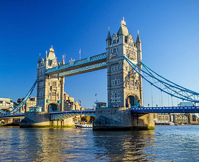 The London bridge in England