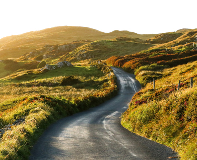 Irish countryside in Ireland