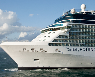 Celebrity Equinox ship in ocean