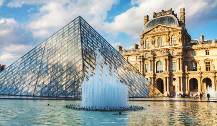 The Louvre Museum in France
