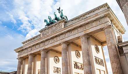 The Brandenburg Gate in Germany