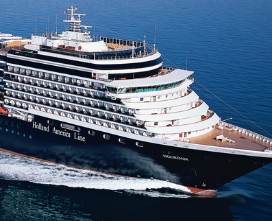 Holland America Line ship in ocean