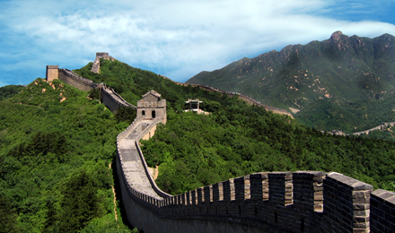 The great wall of China